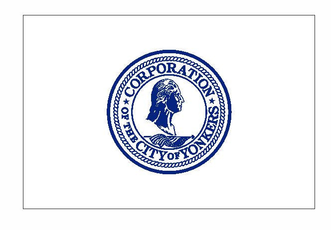 Yonkers New York Flag Sticker / Decal F666 - Winter Park Products