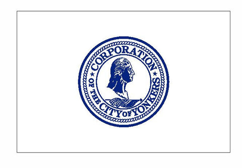 Yonkers New York Flag Sticker / Decal F666 - Winter Park Products