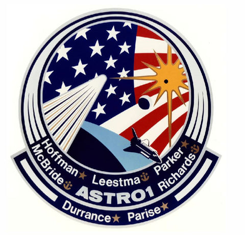 STS-61e Nasa Shuttle Sticker M588 Space Program - Winter Park Products