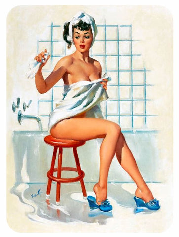 Vintage Style Pin Up Girl Sticker P70 Pinup Girl Sticker - Winter Park Products