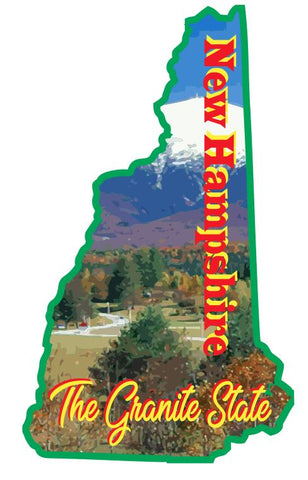 New Hampshire Sticker Decal R7063