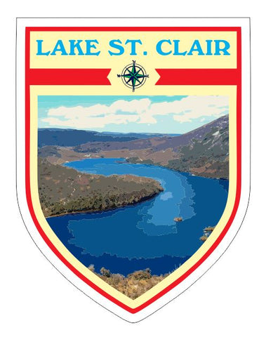 Lake St Clair Sticker Decal R7054
