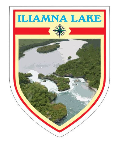 Iliamna Lake Sticker Decal R7048