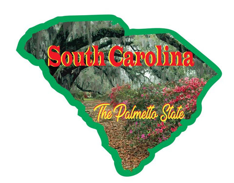 South Carolina Sticker Decal R7075