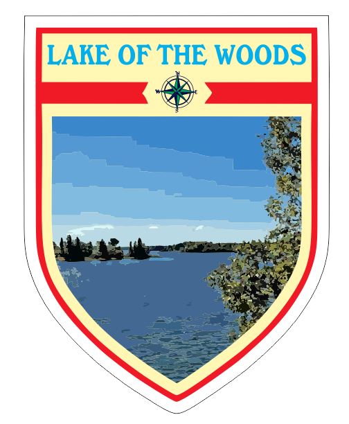 Lake of the Woods Sticker Decal R7046