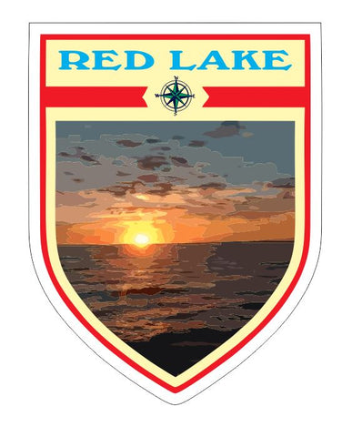 Red Lake Sticker Decal R7055