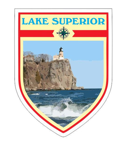 Lake Superior Sticker Decal R7040