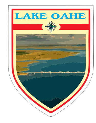 Lake Oahe Sticker Decal R7047