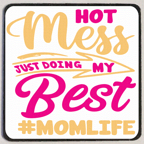 M203 Hot Mess Refrigerator Magnet