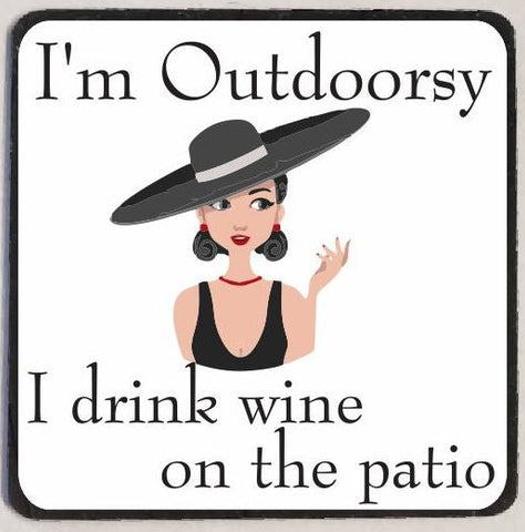 M47 I'm Outdoorsy Magnet