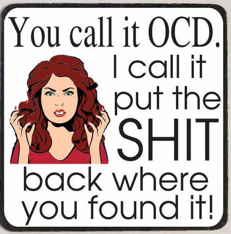 M161 OCD Funny Magnet