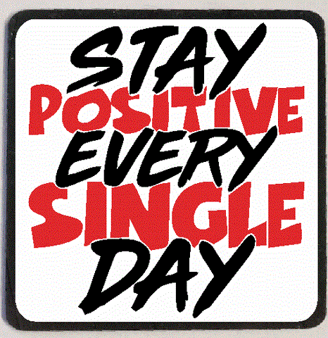M183 Stay Positive Magnet
