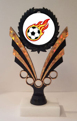 Soccer Trophy 7-1/4" Tall  AS LOW AS $3.99 each FREE SHIPPING T06N10