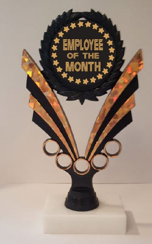 Employee of the Month Trophy 7-1/4" Tall  AS LOW AS $3.99 each FREE SHIP T06N11