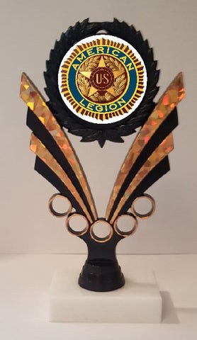 American Legion Trophy 7-1/4" Tall  AS LOW AS $3.99 each FREE SHIPPING T06N7