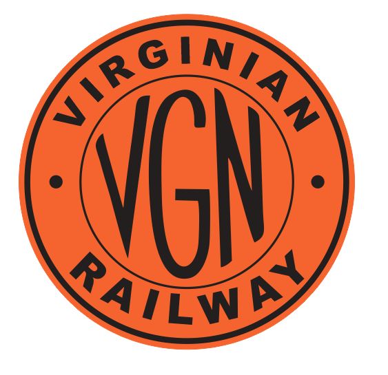 Virginian Railway Sticker R7105 Railroad Railway Train Sign YOU CHOOSE SIZE