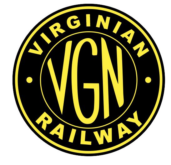 Virginian Railway Sticker R7106 Railroad Railway Train Sign YOU CHOOSE SIZE