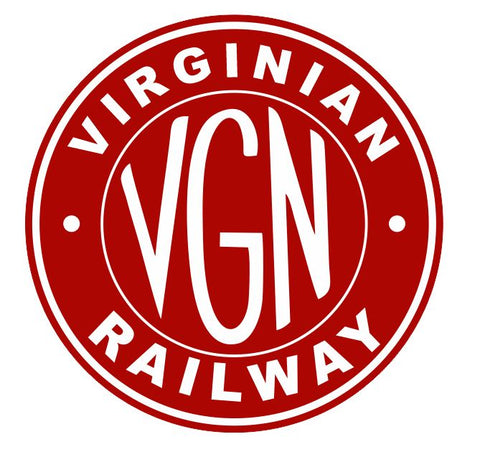 Virginian Railway Sticker R7104 Railroad Railway Train Sign YOU CHOOSE SIZE
