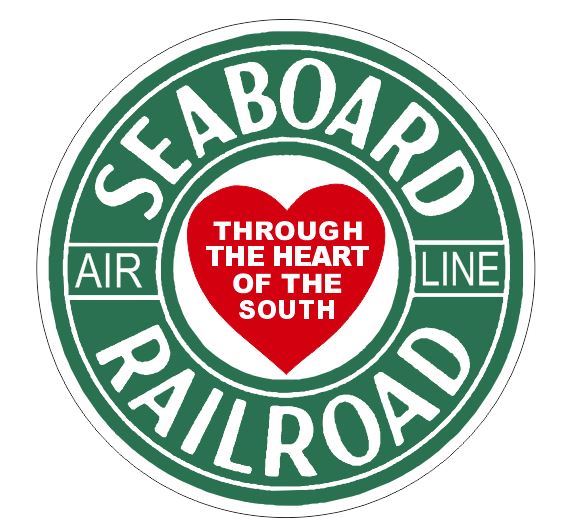 Seaboard Railroad Sticker R7097 Railroad Railway Train Sign YOU CHOOSE SIZE