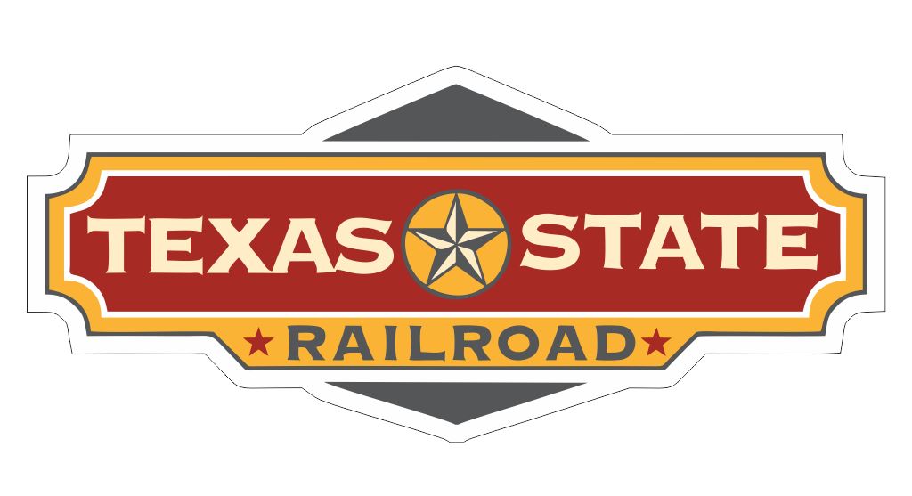 Texas State Railroad Sticker R7102 Railroad Railway Train Sign YOU CHOOSE SIZE
