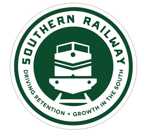 Southern Railway Sticker R7099 Railroad Railway Train Sign YOU CHOOSE SIZE
