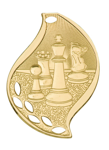 Chess Medal Award Trophy With Free Lanyard FM203 - Winter Park Products
