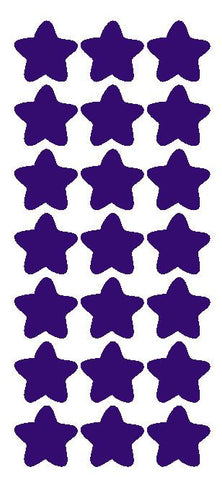 1-1/4" Purple Star Stickers Wedding Envelope Seals School Arts & Crafts - Winter Park Products