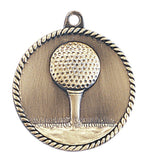 Golf Medal Award Trophy With Free Lanyard HR725 - Winter Park Products