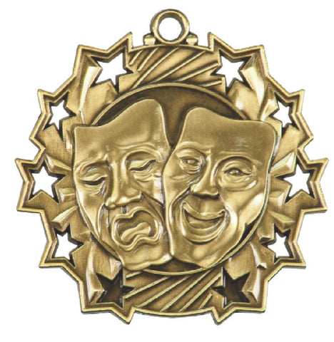 Theatre Drama Medals Award Trophy Team Sports W/Free Lanyard FREE SHIPPING TS503 - Winter Park Products
