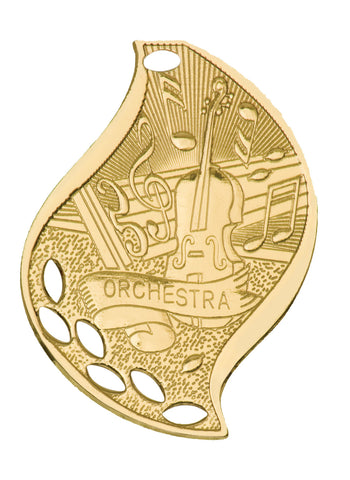 Orchestra Medal Award Trophy With Free Lanyard FM211 - Winter Park Products