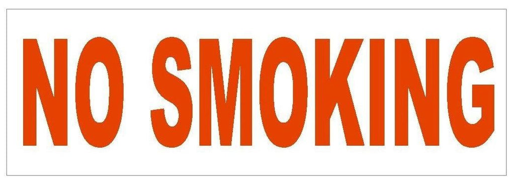 NO SMOKING Bumper Sticker or Helmet Sticker D440 Cigarettes CIGARS Pipes - Winter Park Products