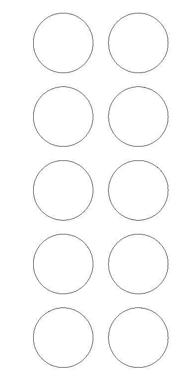 2" White Round Color Coded Inventory Label Dots Stickers - Winter Park Products