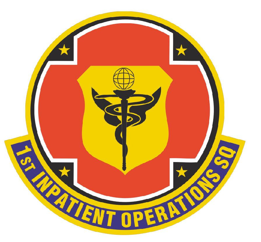 1st Inpatient Operations Squadron Sticker R470 - Winter Park Products