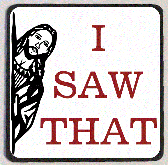 M223 Jesus Saw That Refrigerator Magnet