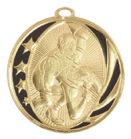 Wrestling Medal Award Trophy With Free Lanyard MS712 - Winter Park Products