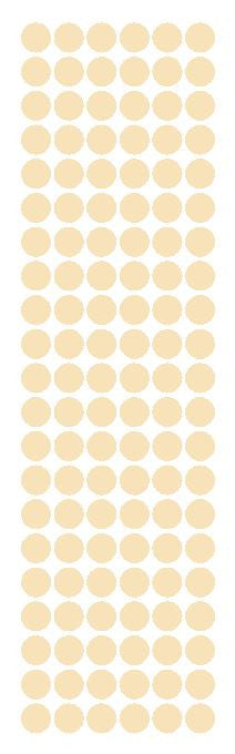3/8" Ivory Round Vinyl Color Code Inventory Label Dot Stickers - Winter Park Products