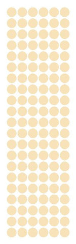 3/8" Ivory Round Vinyl Color Code Inventory Label Dot Stickers - Winter Park Products