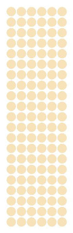 3/8" Ivory Round Vinyl Color Code Inventory Label Dot Stickers - Winter Park Products