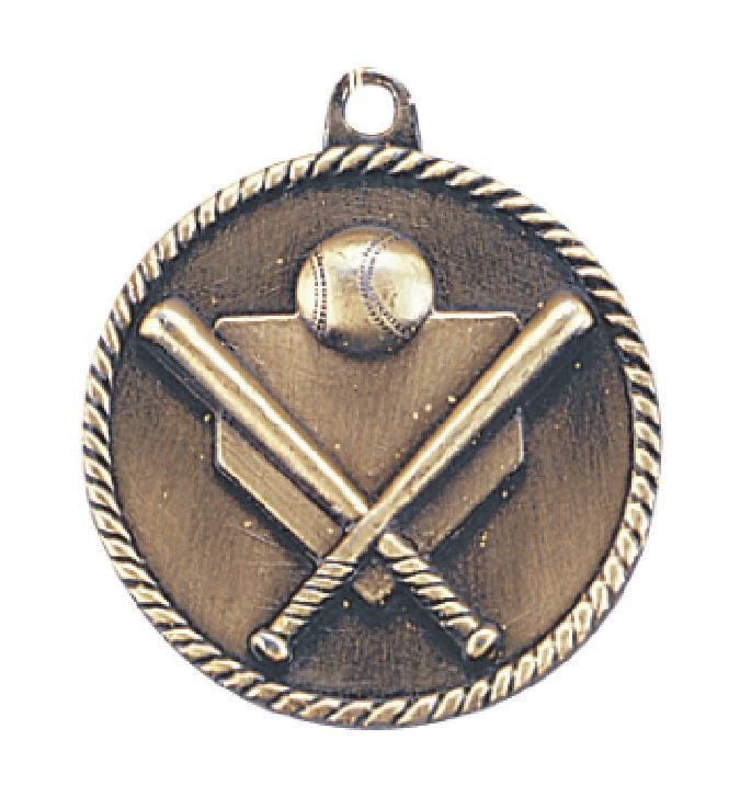 Baseball Medal Award Trophy With Free Lanyard HR705 - Winter Park Products
