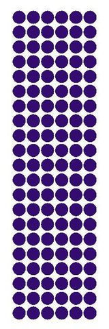 3/8" Purple Round Vinyl Color Code Inventory Label Dot Stickers - Winter Park Products