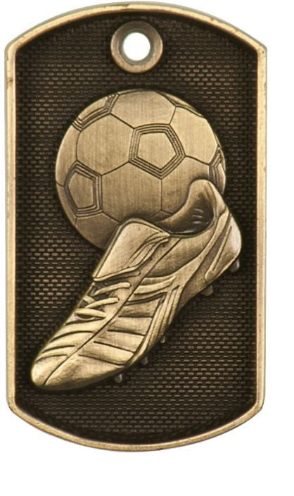 Soccer Dog Tag Award Trophy Team Sports  W/Free Bead Chain FREE SHIPPING DT211 - Winter Park Products