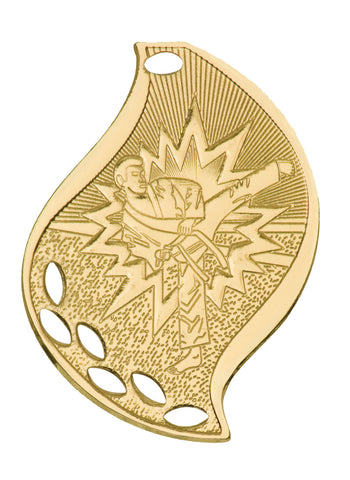 Karate Medal Award Trophy With Free Lanyard FM110 - Winter Park Products