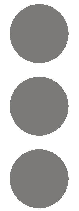 3" Dk Gray Grey Round Color Code Inventory Label Dots Stickers - Winter Park Products