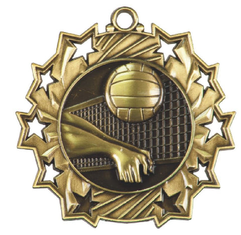 Volleyball Medals Award Trophy Team Sports W/Free Lanyard FREE SHIPPING TS417 - Winter Park Products