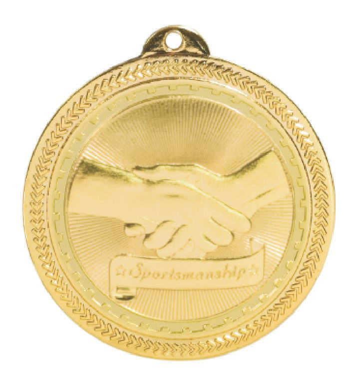 Sportsmanship Medals Award Trophy W/Free Lanyard FREE SHIPPING BL319 - Winter Park Products