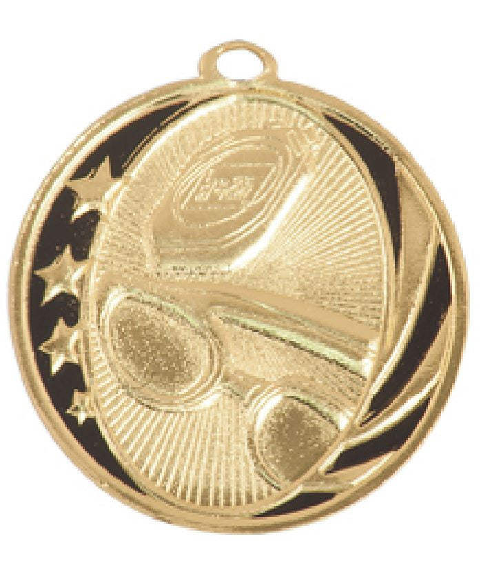Swimming Medal Award Trophy With Free Lanyard MS708 - Winter Park Products