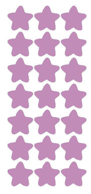 1-1/4" Lilac Star Stickers Wedding Envelope Seals School Arts & Crafts - Winter Park Products