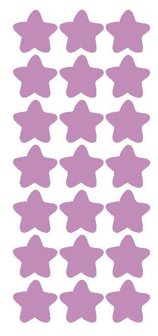 1-1/4" Lilac Star Stickers Wedding Envelope Seals School Arts & Crafts - Winter Park Products
