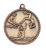 Female Gymnastics Medal Award Trophy With Free Lanyard HR790 - Winter Park Products