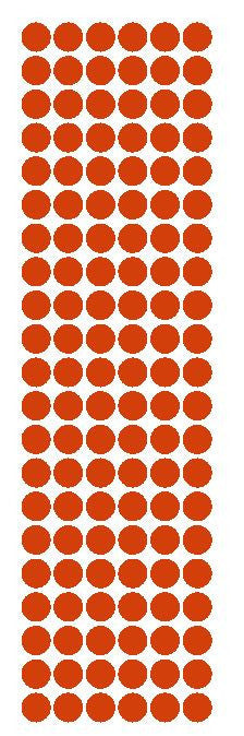 3/8" Red Round Vinyl Color Code Inventory Label Dot Stickers - Winter Park Products